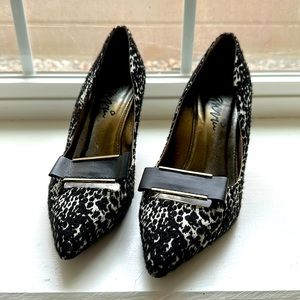 Lanvin Paris tweed heels size 41 black and white- Alber Elbaz years